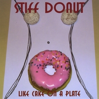 Stiff Donut - Like Cake on a Plate 