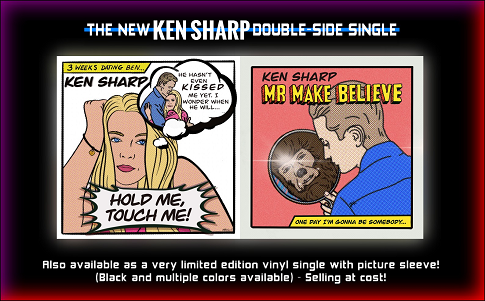 KEN SHARP : Hold Me, Touch Me / Mr. Make Believe (single 2021)